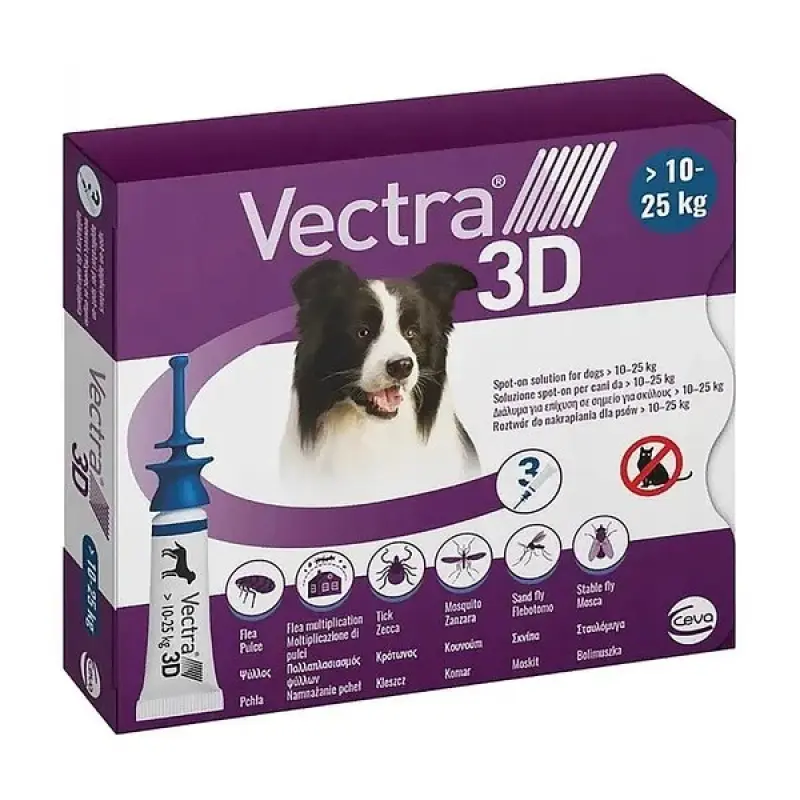 Ceva Vectra 3D dla psów 10-25kg