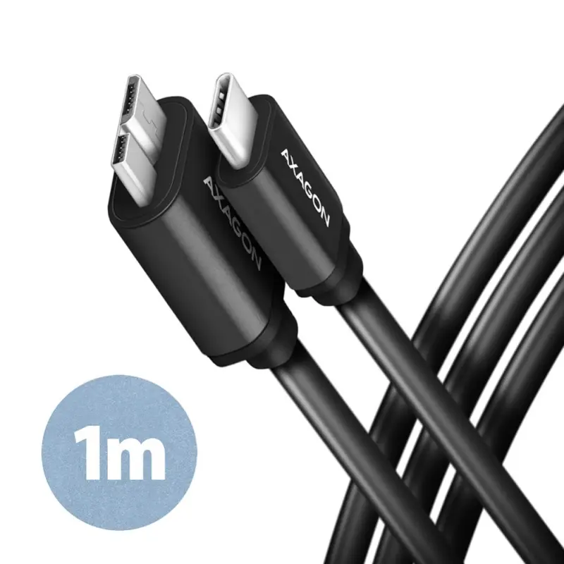 Axagon BUMM3-CM10AB SPEED Micro-B USB USB-C