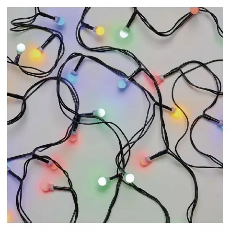 LED virtene MAZĀS Bumbiņas, 230Vac, 20m