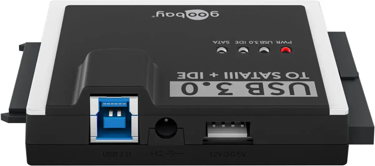 USB 3.0 adapteris IDE un SATA 2,5/3,5/3,5" cietajiem diskiem