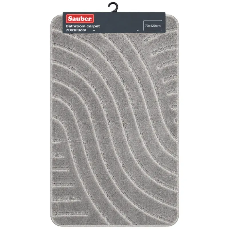 SAUBER Vannas istabas paklājs 50x80cm pelēks