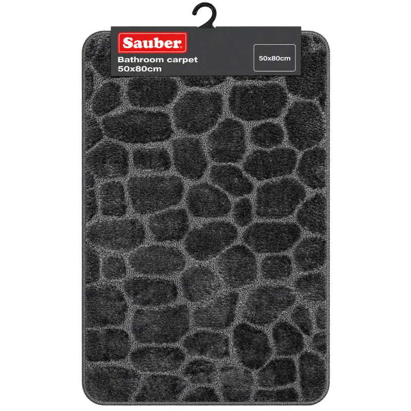 SAUBER Vannas istabas paklājs 50x80cm tumši
