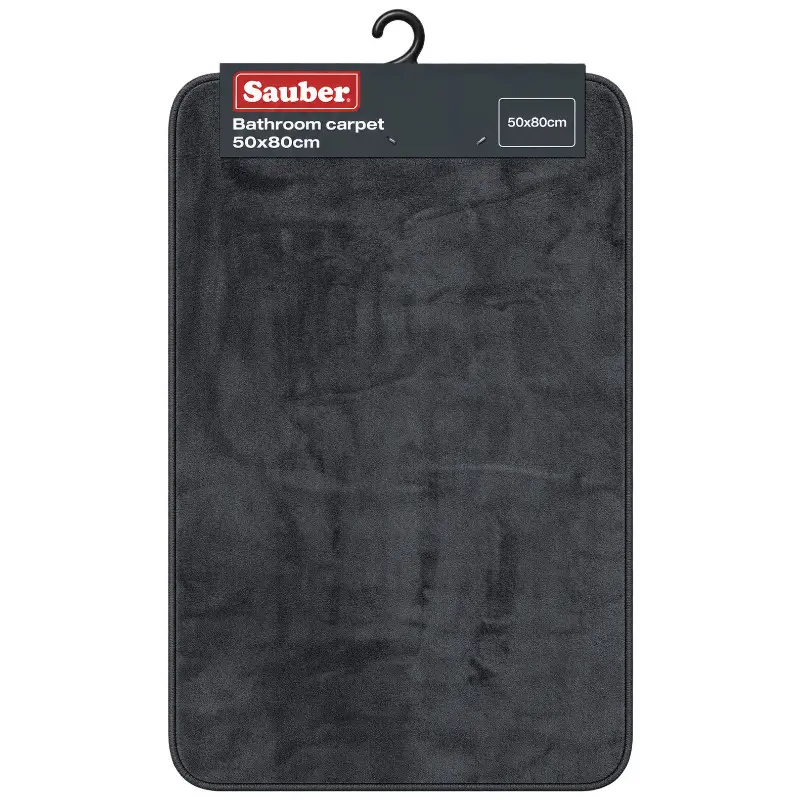 SAUBER Vannas istabas paklājs 50x80cm tumši