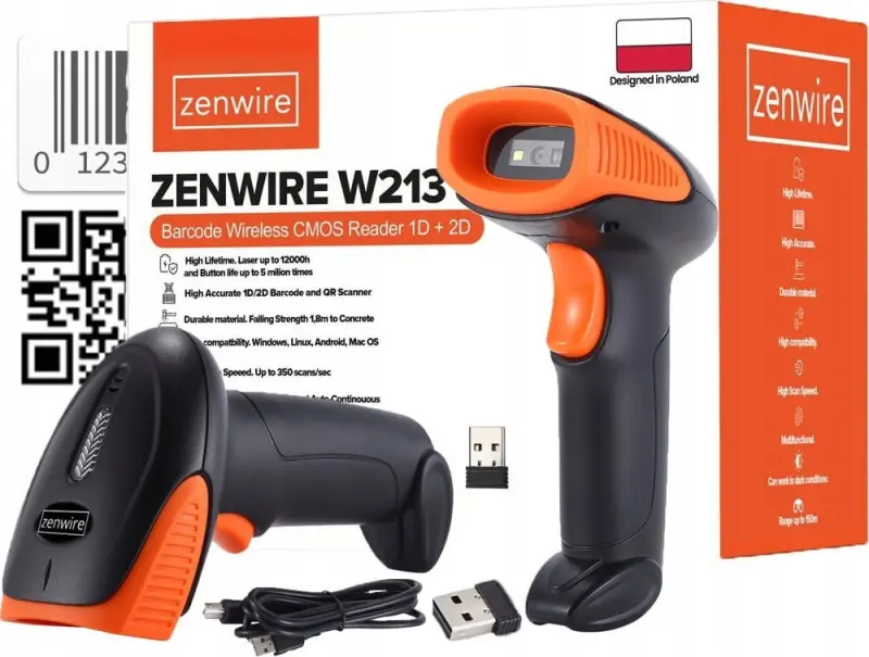 Svītrkodu skeneris Zenwire W213 - 7753212