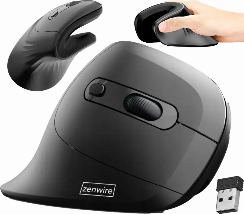 Zenwire ergonomiskā vertikālā pele WL-159 -