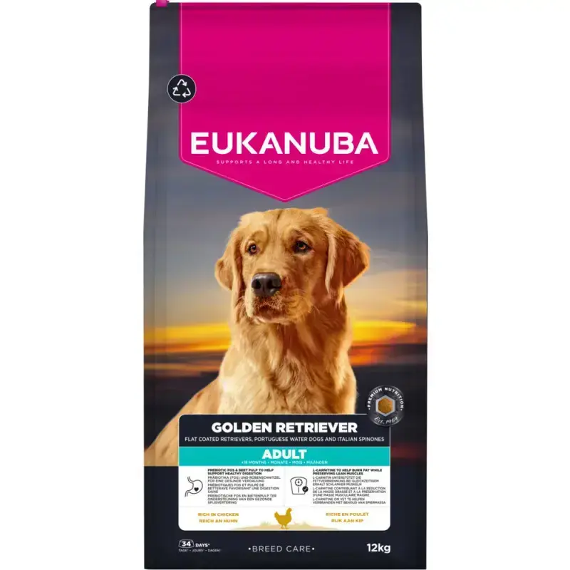 Sausa barība suņiem - Eukanuba Zelta