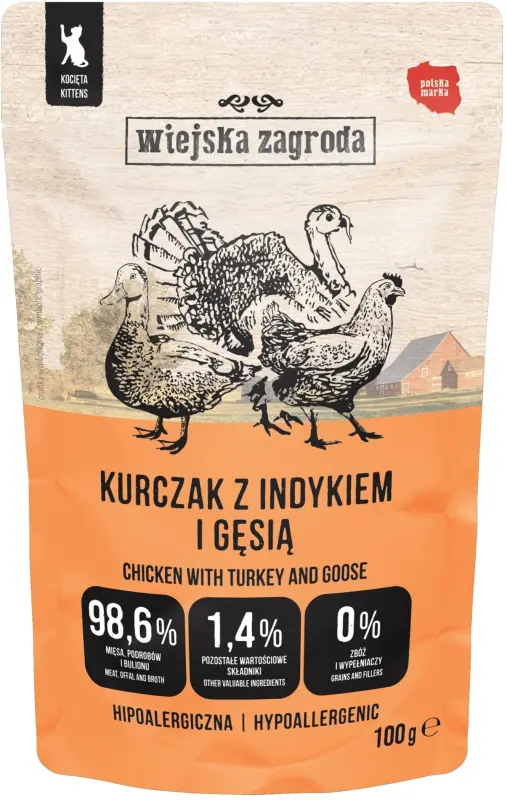Wiejska Zagroda Karma mokra dla kota