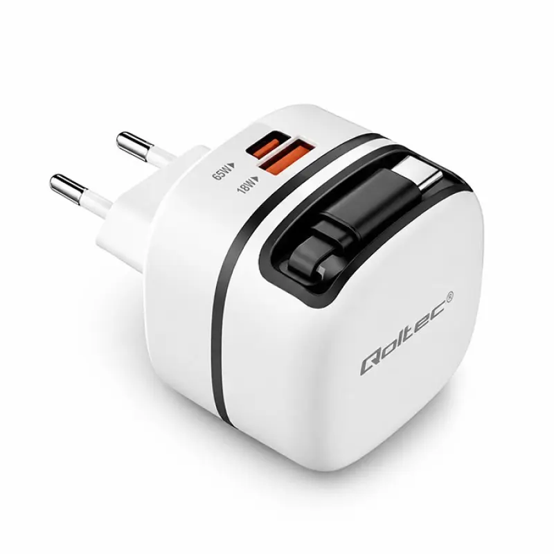 Qoltec 51784 GaN 65W charger |