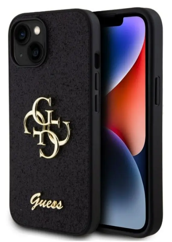 Guess Apple iPhone 15 Fixed Glitter