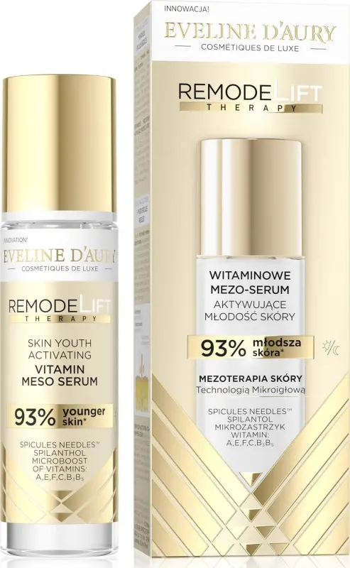 Eveline vitamīnu mezo-serums aktīvai ādas jaunībai