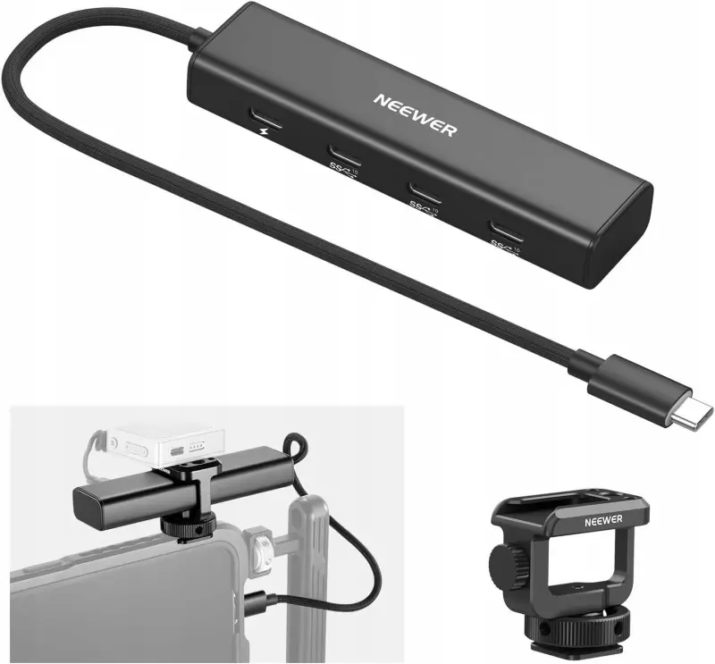 Neewer USB centrmezgls 4 vienā —