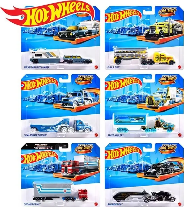 Mattel Track Fleet transportlīdzeklis ar piekabi