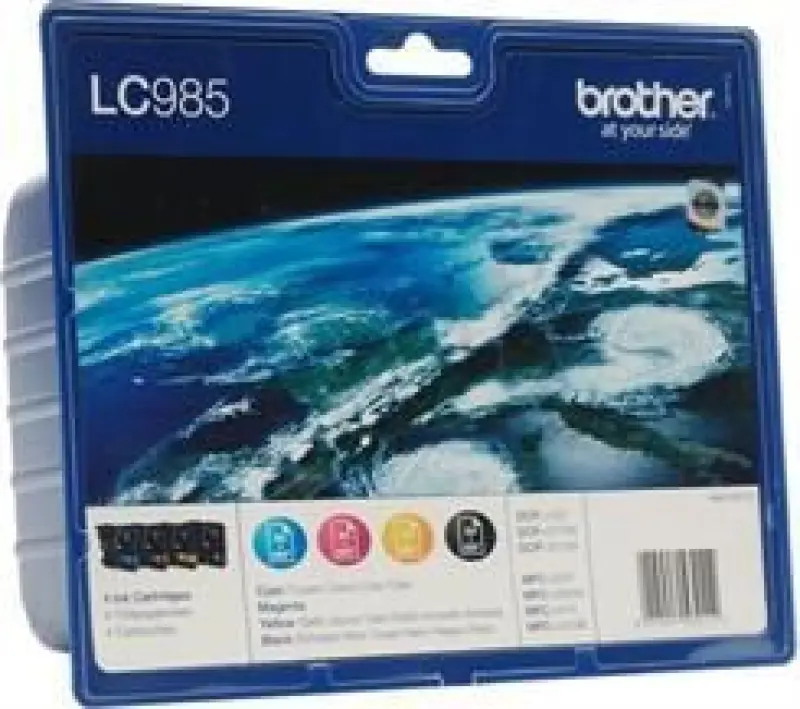 Brother oriģinālā tinte LC-985VALBP (ciāns, magenta
