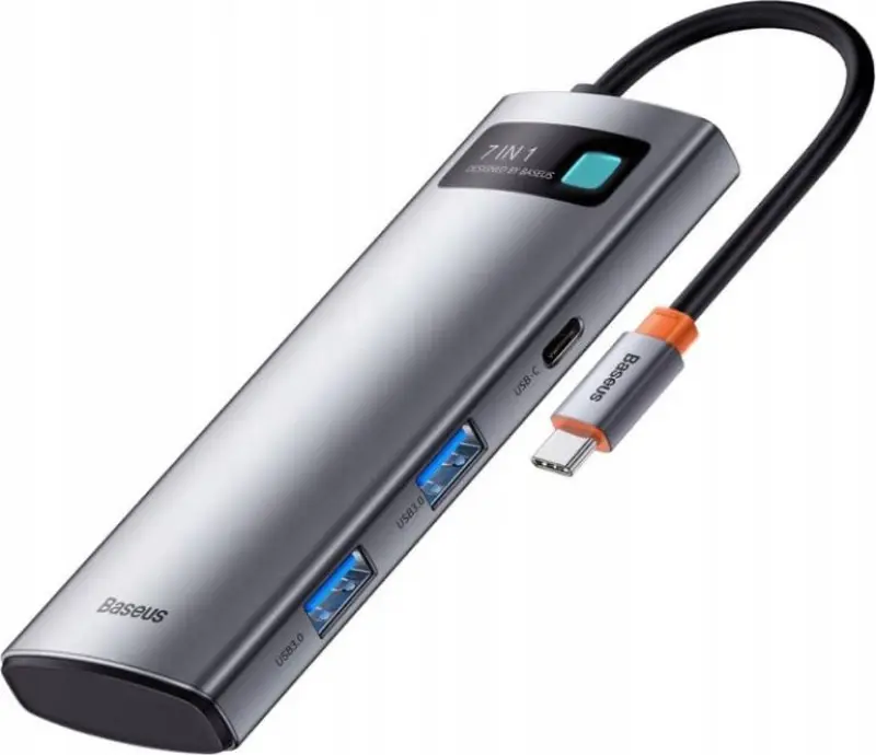 Baseus Hub 7‑in‑1 USB‑C uz 2x