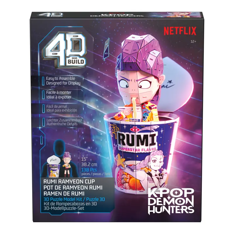 K-POP DEMON HUNTERS 4D PUZZLE Puzle