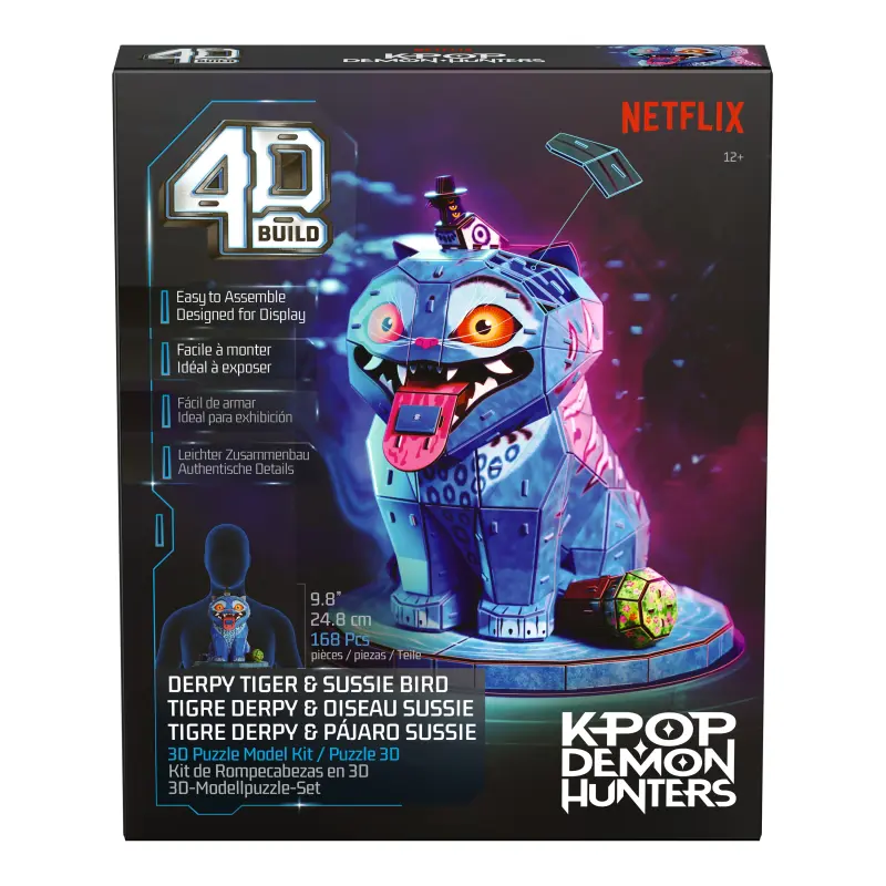 K-POP DEMON HUNTERS 4D PUZZLE Puzle