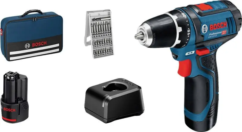 Skrūvgriezis-urbjmašīna Bosch GSR 12V-15, 12 V