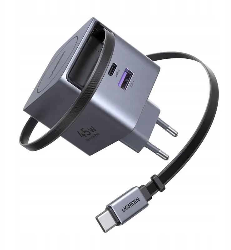 Ugreen 45W GaN ātrais lādētājs ar