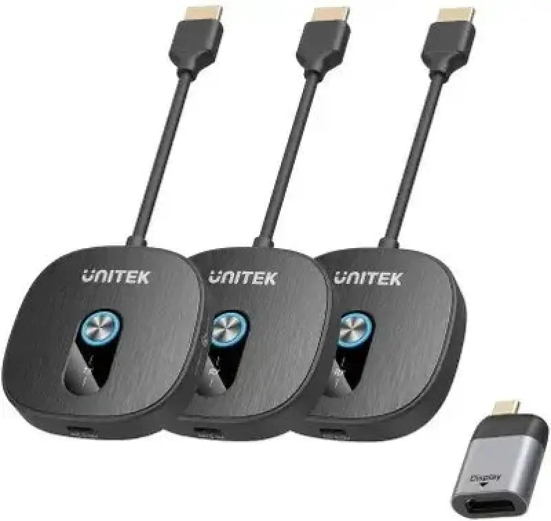 Unitek bezvadu HDMI AV pārraides sistēma