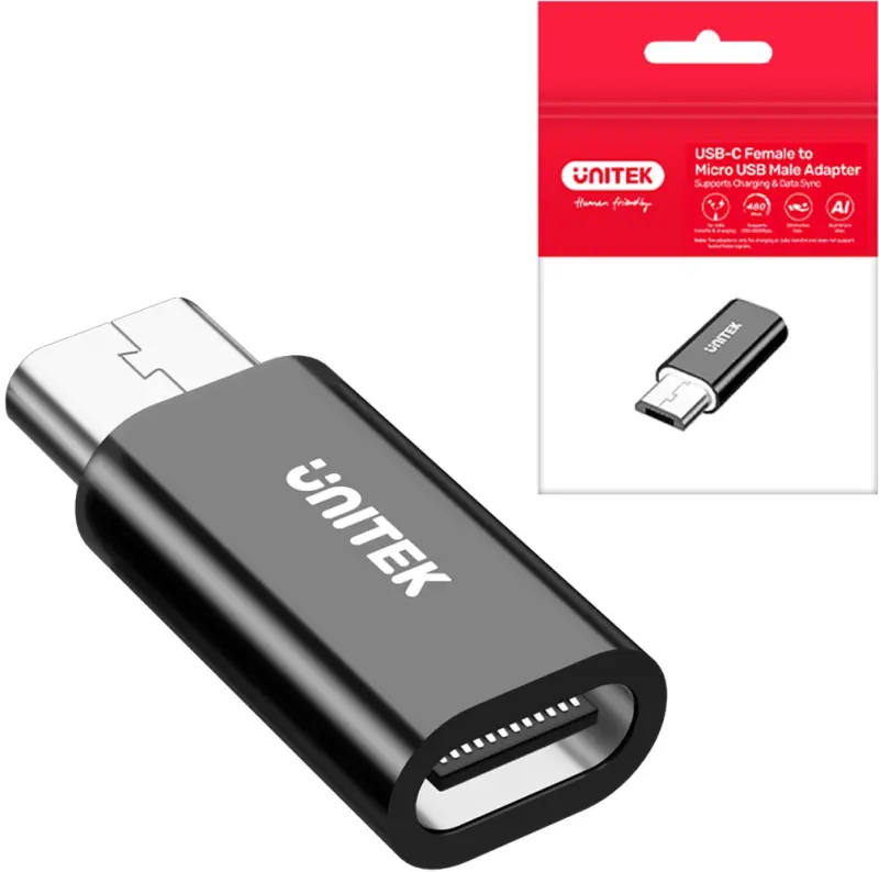 Unitek USB-C uz Micro USB adapteris