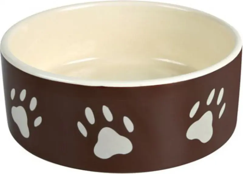 Trixie TX-24532 keramikas bļoda balti-brūna -