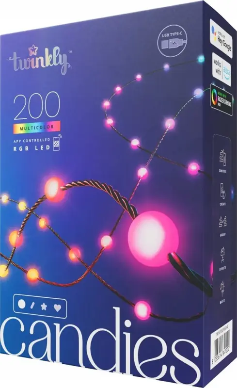 Twinkly Candies LED Christmas tree lights