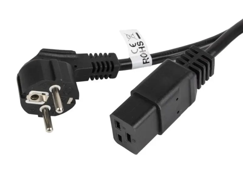 Lanberg CA-C19C-10CC-0018-BK power cable Black 1