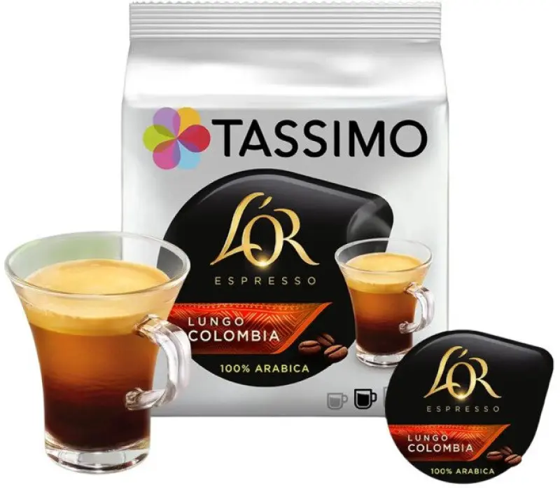 Tassimo kapsulas L`OR Lungo Colombia, 16