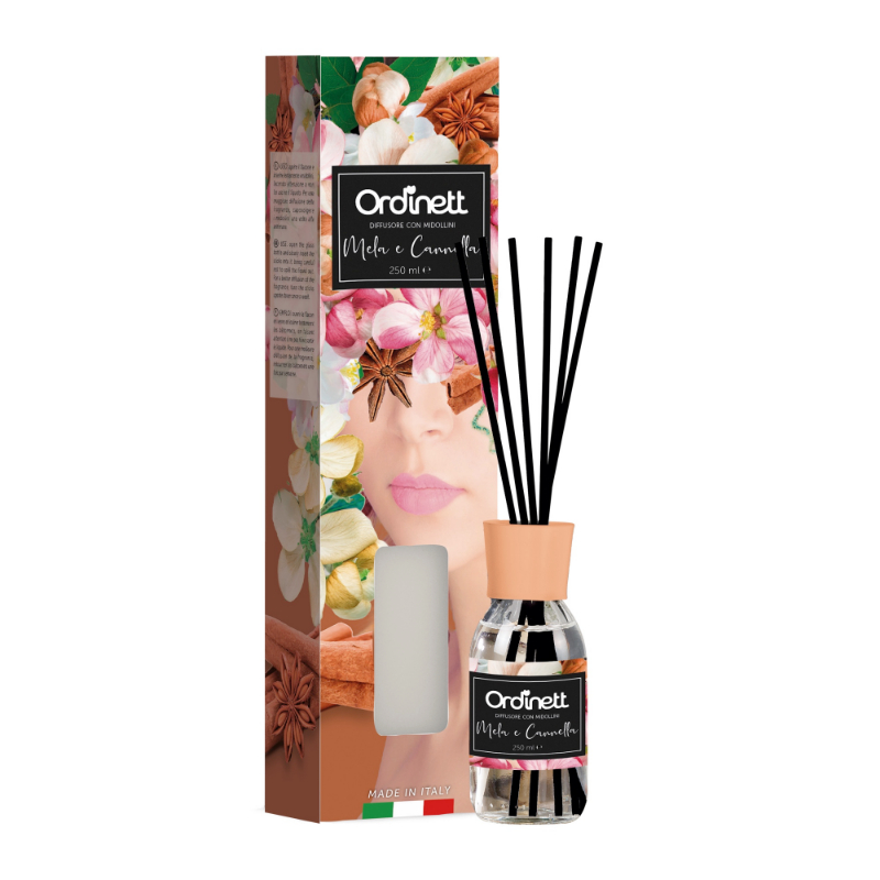 ORDINETT Aromātisko kociņu difuzors 500ml ābols