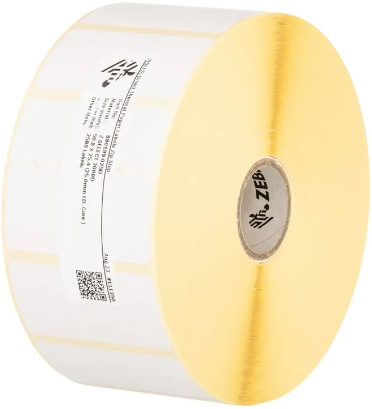 Zebra etiķete, papīrs, 76.2x44.5mm