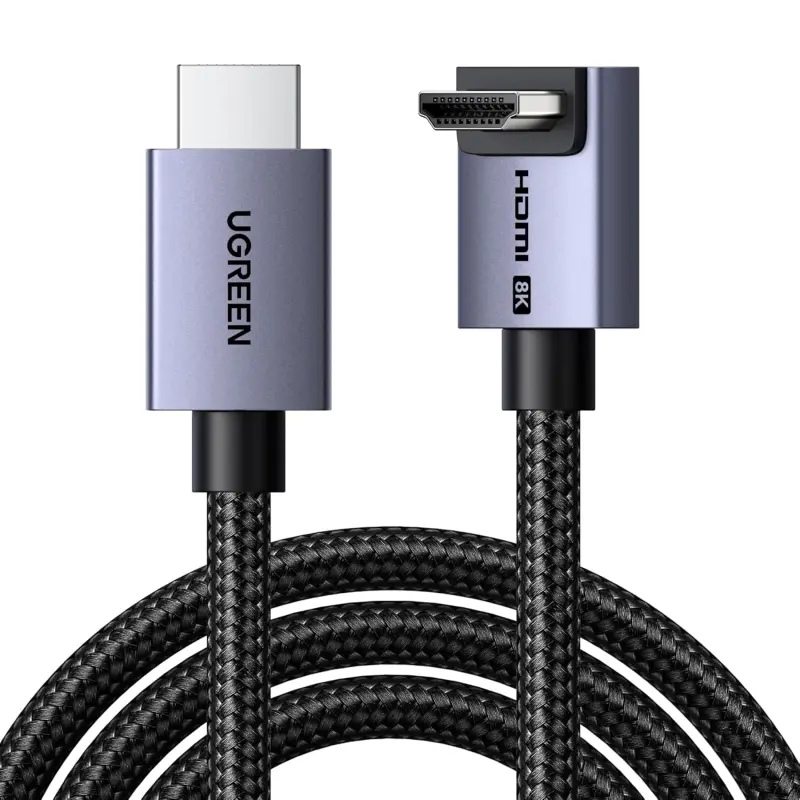 HDMI–HDMI kabelis (leņķveida) 1 m (HDMI