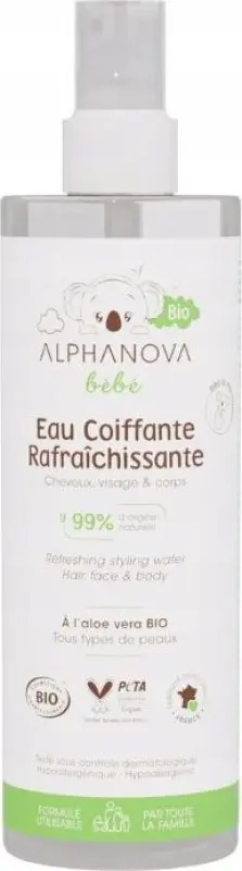Alphanova Bebe Bio* ūdens matu izķemmēšanai