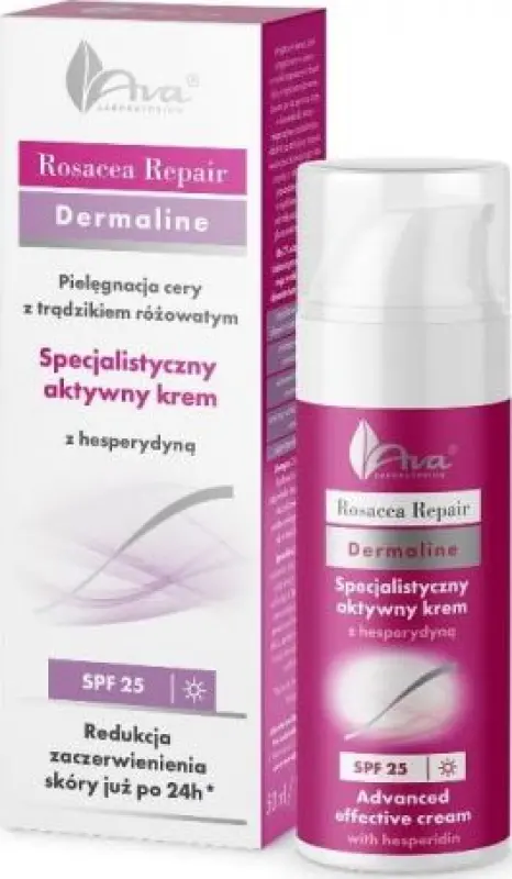 Ava Rosacea Repair aktīvais krēms SPF25