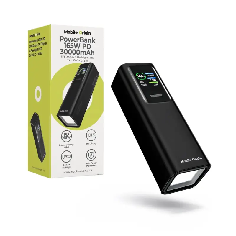 Mobile Origin 30000 mAh portatīvais akumulators