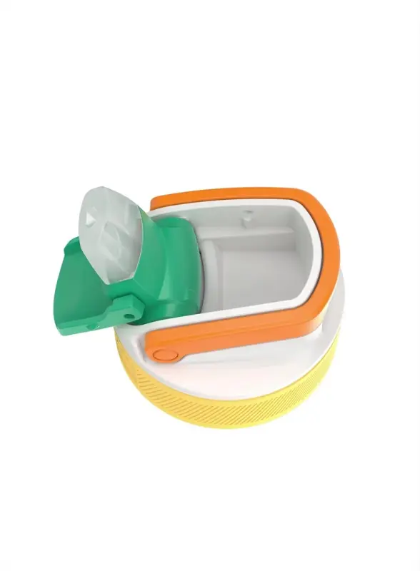 Gourde KAMBUKKA Lagoon 400ml - Design Coloré 'Mexican Parade' Avec Paille Intégrée